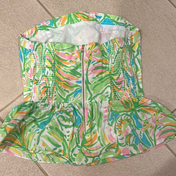 Colorful Strapless Top - Picture 2 of 2